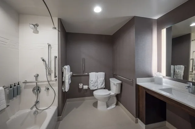 استوديو بسرير كينج مع أريكة لذوي الإعاقة، Residence Inn by Marriott Denver Aurora 3/4