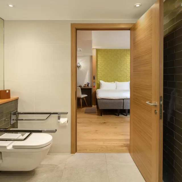 غرفة بسرير مزدوج لذوي الإعاقة، Market Street Hotel 1/4