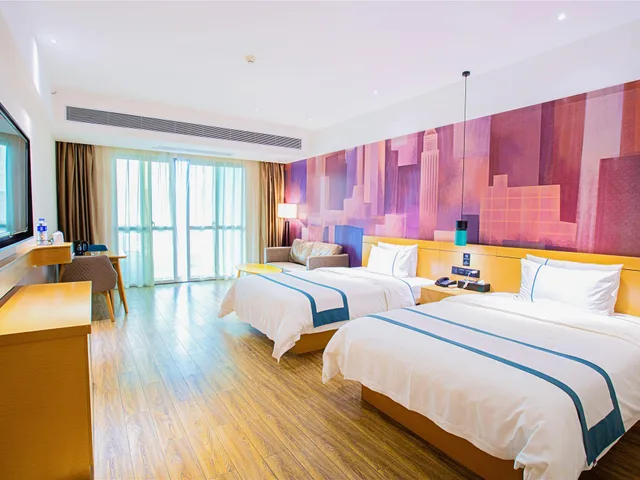 غرفة بزنس بسريرين، City Comfort Inn Guilin City Hall 1/1