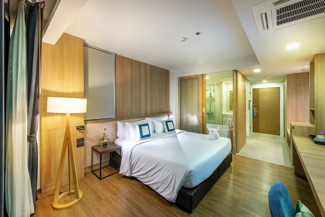 جناح استوديو بسريرين منفصلين بإطلالة على المسبح، Plaai Prime Hotel (ex D Varee Diva Central Rayong) 2/7