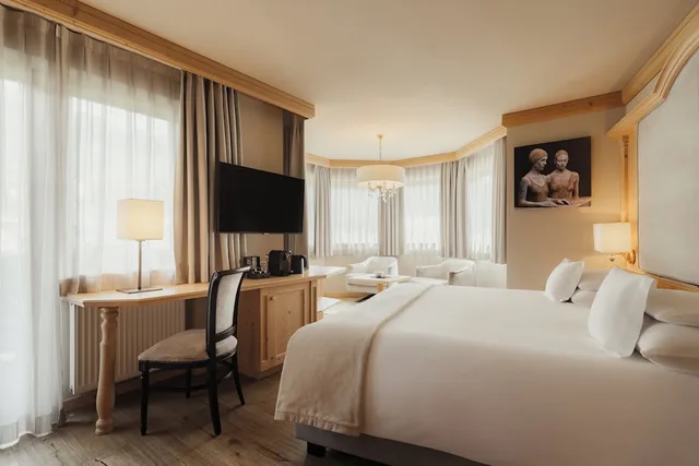 غرفة سوبيريور بسريرين كينج، Hotel Gardena Grodnerhof 3/8