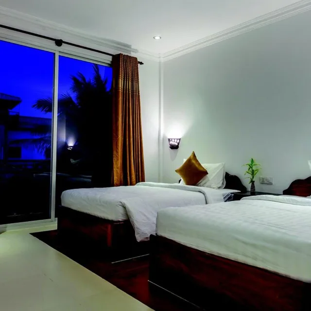 غرفة ديلوكس بسريرين منفصلين، La Villa du Bonheur 2/8