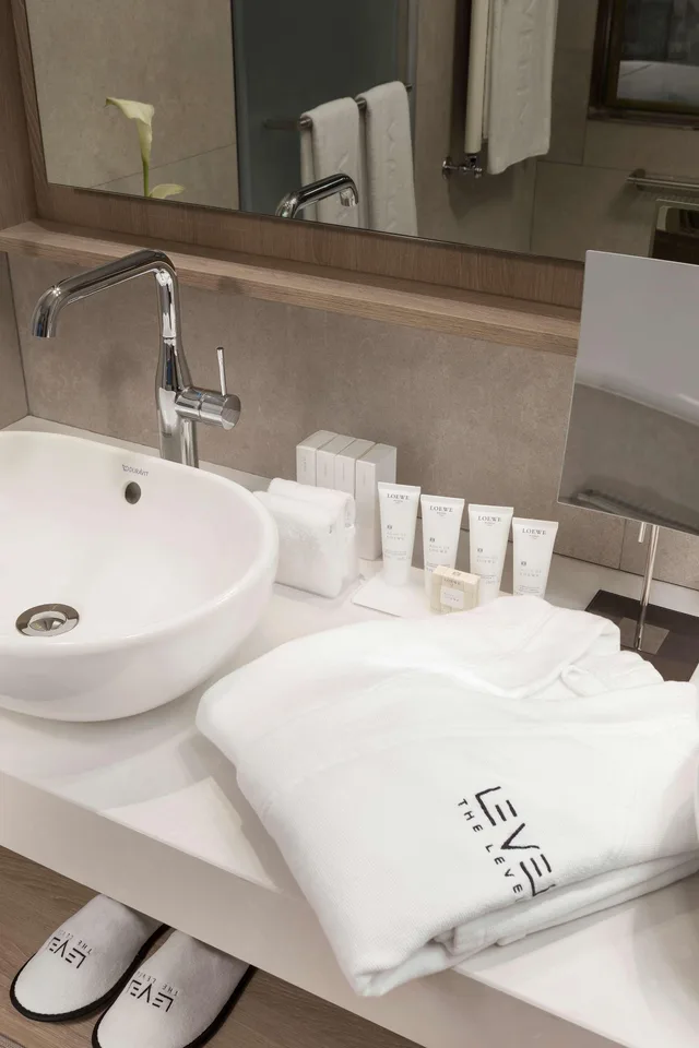 غرفة بسرير مزدوج بإطلالة على المدينة، The Level at Melia Barcelona Sky 10/10