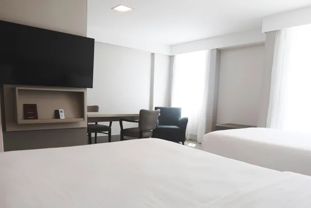جناح ديلوكس بسريرين منفصلين بإطلالة على البحر، Radisson Hotel Recife 4/4