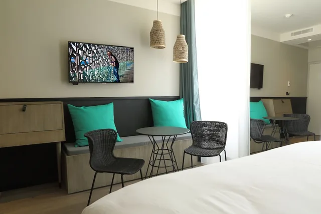 غرفة ديلوكس بسرير كوين بشرفة، Best Western Plus Hotel La Joliette 3/7