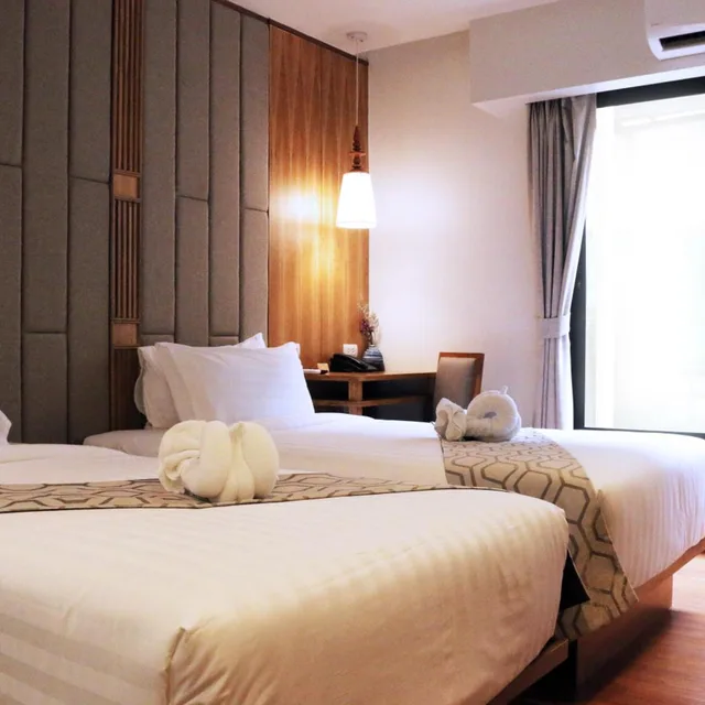 غرفة سوبيريور بسرير مزدوج أو سريرين منفصلين، Lanna Thaphae Hotel 6/10