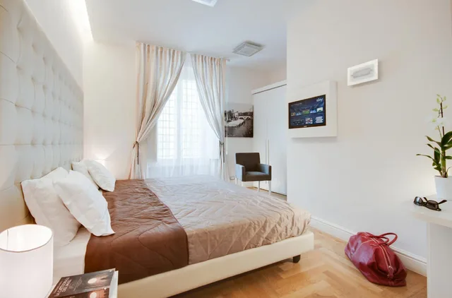 غرفة بسريرين، B&B Rome River Inn 6/8