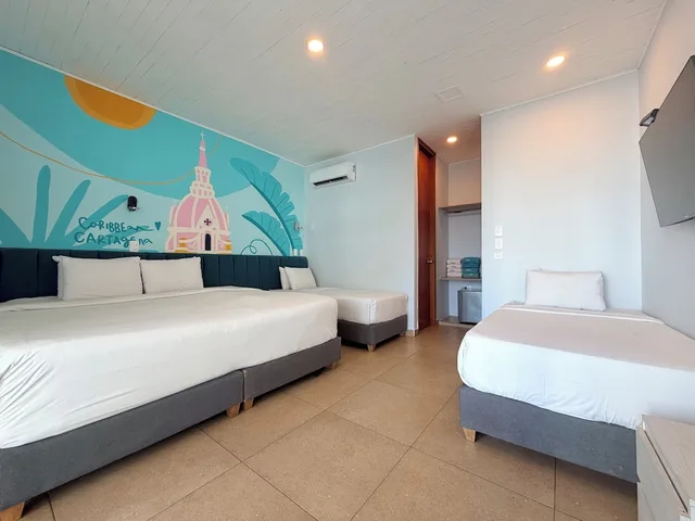 غرفة سوبيريور ثلاثية بشرفة، Hotel Caribbean Cartagena 5/10