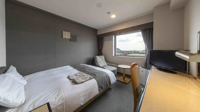 Standard, Double Bed, Mountain View, River View, Night View، Karatsu Daiichi Hotel Riviere 1/1