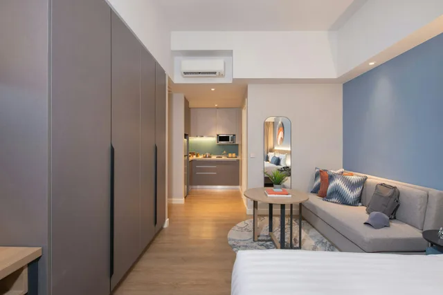 استوديو بريميير بسريرين منفصلين، Citadines Roces Quezon City 2/3