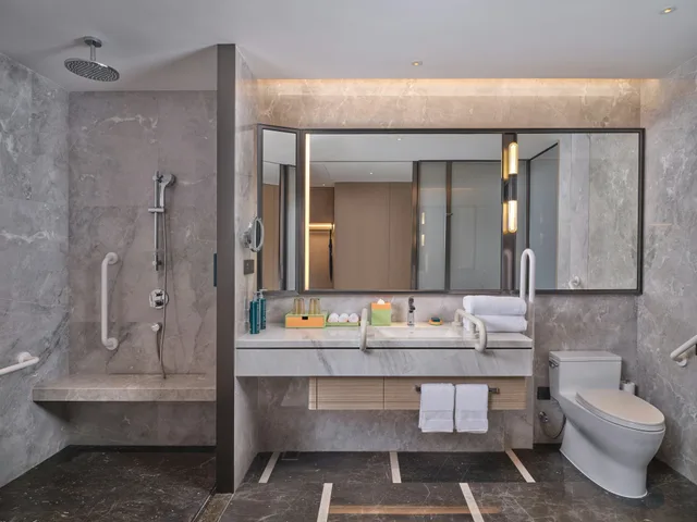 غرفة بسرير كينج لذوي الإعاقة، Hilton Huizhou 1/1