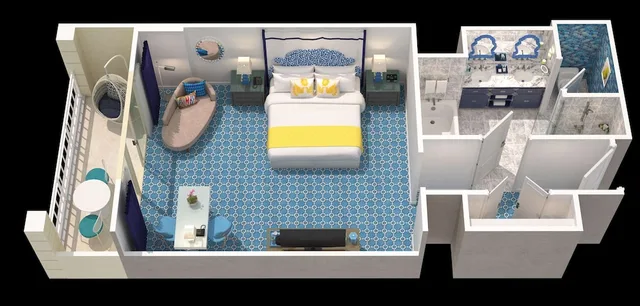 Room, King Bed, Ocean Front، Eau Palm Beach Resort Spa 4/4