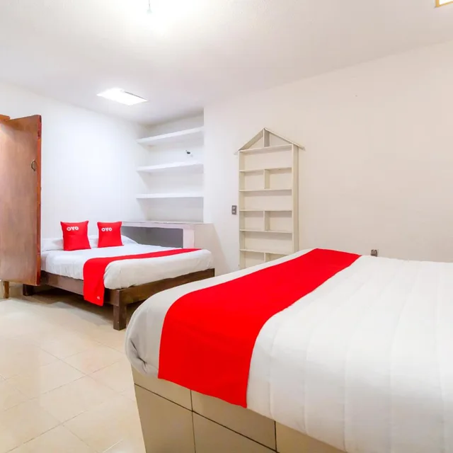 غرفة سوبيريور بسريرين، OYO Hotel Las Nubes,Mercado de Dulces y Artesanias Ambar 6/10