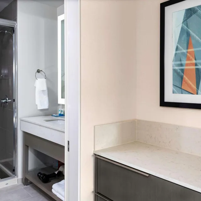 1 Bedroom, Suite, King Bed, Sofa, Kitchen, Hyatt House Charlotte Rea Farms 2/2