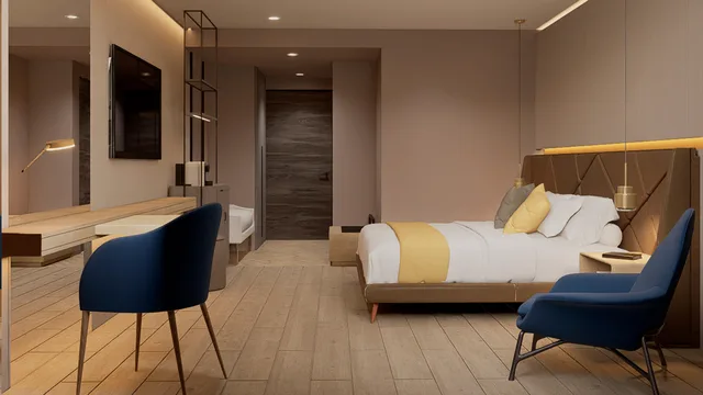غرفة قياسية بسرير كينج، Real Inn Guadalajara Expo 6/10