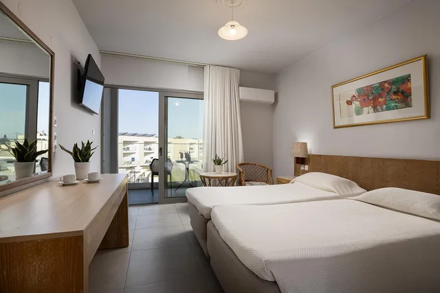 غرفة بسرير مزدوج أو سريرين منفصلين، Rethymno Village 2/10