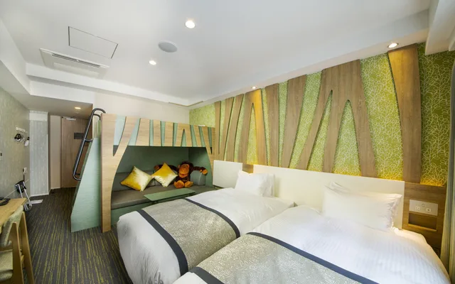 Family, Twin Beds, Bunk Bed, Hotel Torifito Naha Asahibashi 1/10