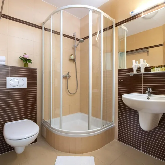 غرفة ديلوكس بسرير مزدوج أو سريرين منفصلين، Hotel Amber 4/5
