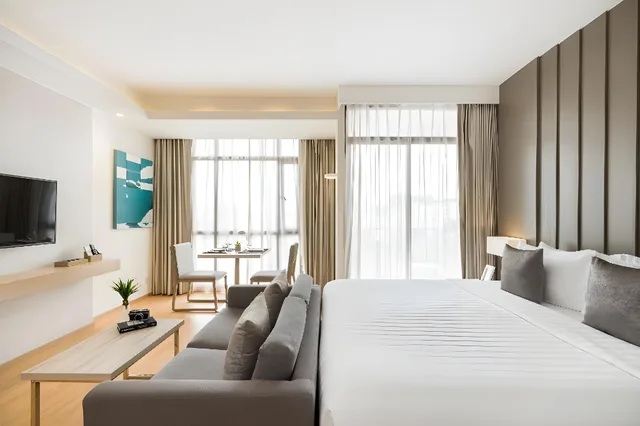 غرفة ديلوكس بإطلالة على المدينة، Arden Hotel And Residence 1/3