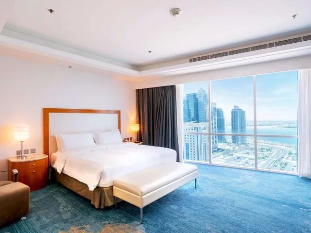 جناح بانورامي بإطلالة على البحر، Hilton Doha 3/12