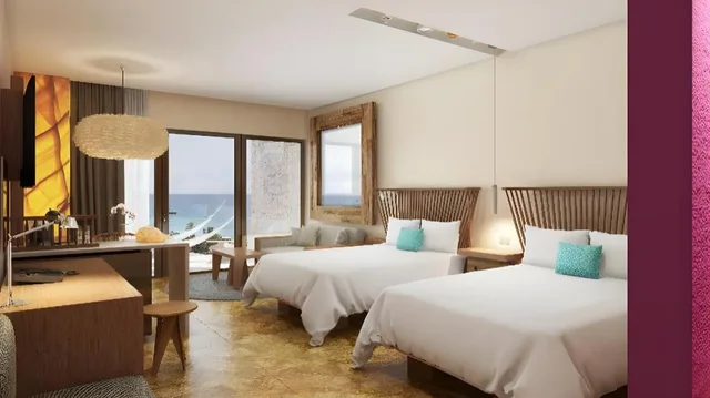 Family, Suite, 2 Double Beds, Ocean Front, Hotel Xcaret Mexico 1/5