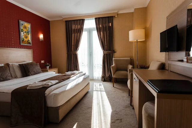 غرفة قياسية بسرير مزدوج أو سريرين منفصلين، Atabay Termal Hotel 7/10