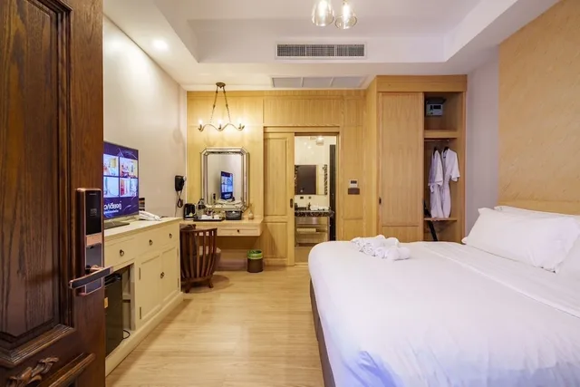 غرفة بسرير كوين، Khum Damnoen Resort 1/6