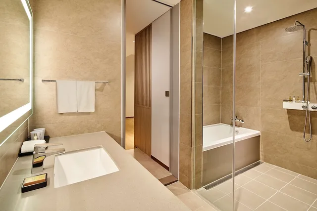 غرفة عائلية بسرير كوين وسرير فردي، Hilton Garden Inn Seoul 4/4