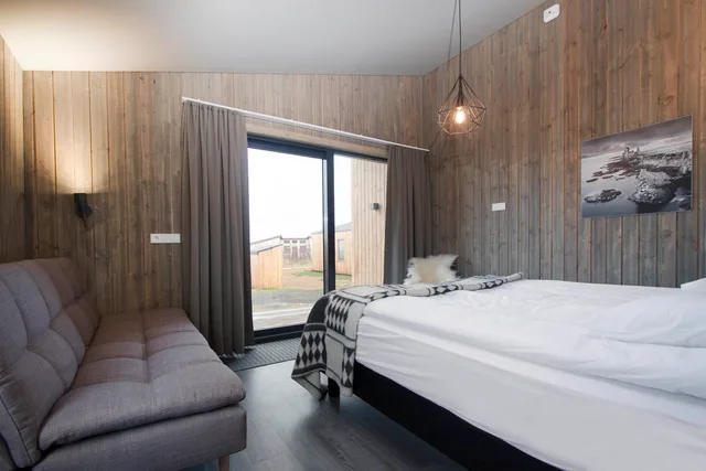 غرفة قياسية بسرير مزدوج، Arnarstapi Cottages 1/4