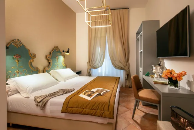 غرفة بسرير مزدوج أو سريرين منفصلين، Mozart Hotel Rome 3/10