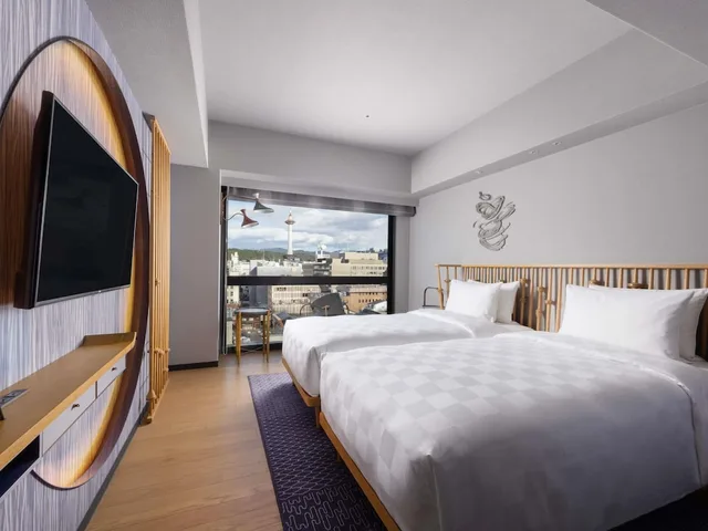 Privilege, Twin Beds, Convertible Double Bed، Mercure Kyoto Station 3/10