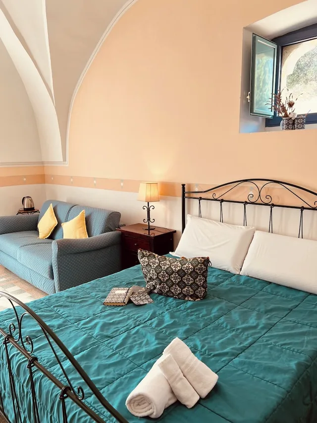 غرفة سوبيريور رباعية مع أريكة، Residence Villa Raffaella 8/10