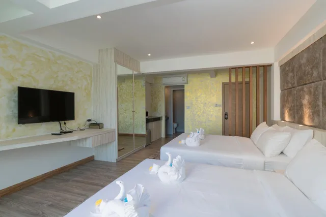 غرفة ديلوكس رباعية، Destinaation Patong Boutique By The Sea 10/10