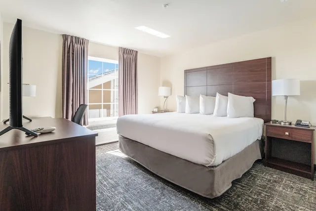 استوديو بسرير كينج مع أريكة، Cobblestone Hotel & Suites - Newport 4/9