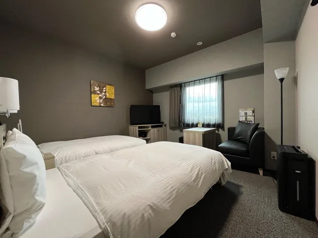Room, Twin Beds, Electronic Cigarette Only, Smoking، Hotel Route Inn Tokushima Airport -Matsushige Smartinter- 1/1