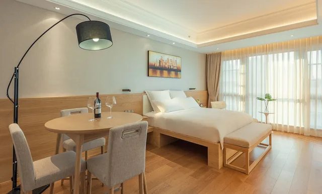 غرفة غراند بسرير كينج، Residence G Shenzhen 2/3