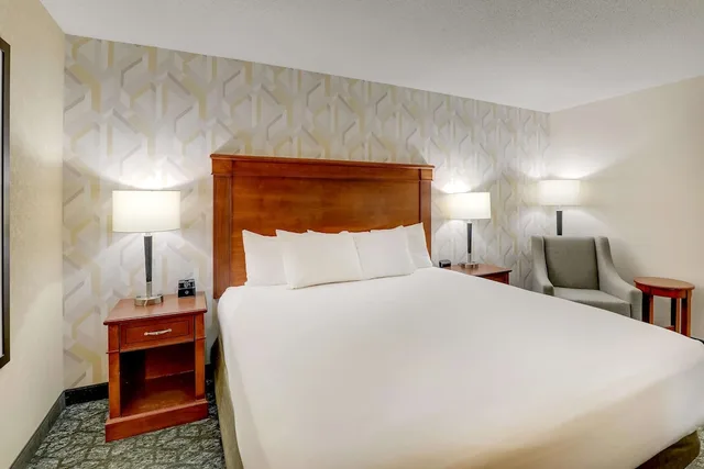 غرفة بسرير كينج بحوض استحمام في طابق مرتفع لذوي الإعاقة، Drury Inn & Suites Marion 3/6