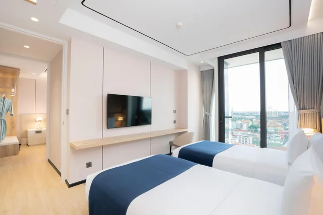جناح بإطلالة على البحر بغرفتي نوم، Arbour Hotel and Residence Pattaya (SHA Plus+) 3/10