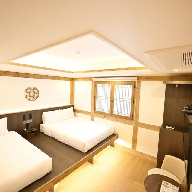 غرفة فاخرة ثلاثية بسرير فردي، Hanok Hotel DAAM Seoul 2/4
