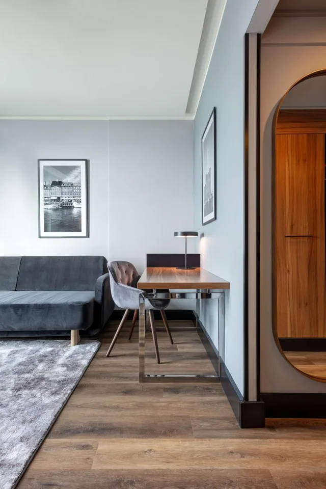 جناح جونيور بانورامي بسرير كينج بإطلالة على المدينة، Radisson Blu Scandinavia Copenhagen 4/7