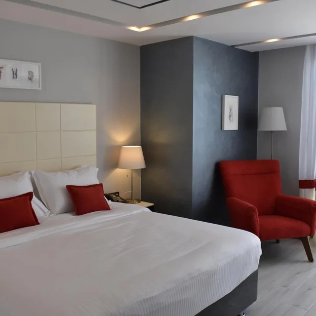 غرفة ديلوكس بسرير مزدوج أو سريرين منفصلين بشرفة، Petra Boutique Hotel 2/10