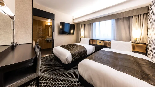Room, Twin Beds, Sky Floor, Accessible، APA Hotel & Resort Osaka Umeda Eki Tower 1/1
