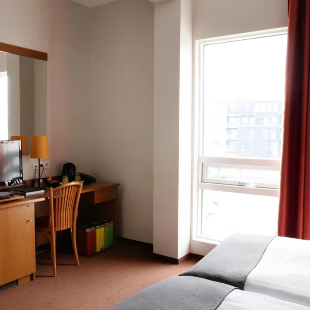 غرفة بسريرين منفصلين أو سرير مزدوج، Fosshotel Baron 10/10