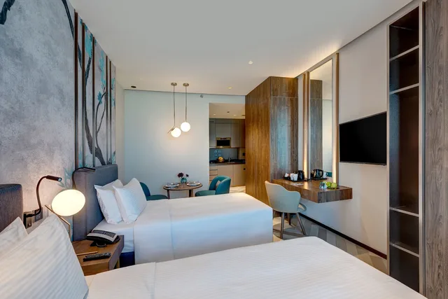 استوديو سوبيريور بسريرين منفصلين، Millennium Place Barsha Heights Apartments 1/8
