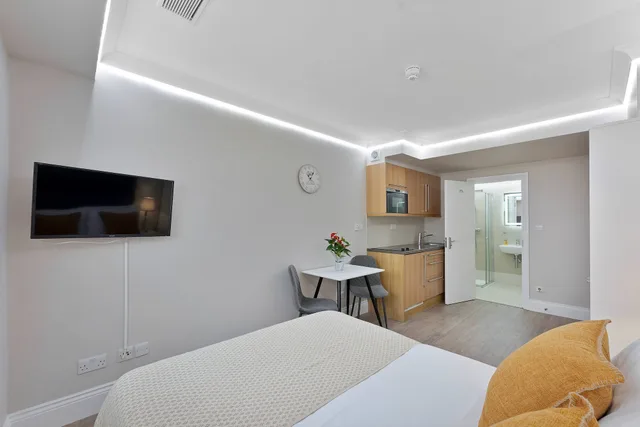 جناح استوديو ديلوكس بسرير كوين، Guilford Street Apartments 9/10