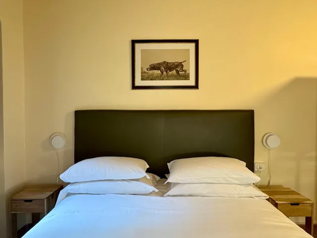 غرفة عائلية بسريرين كينج بإطلالة على الحديقة مع أريكة، Villa Castiglione 5/10