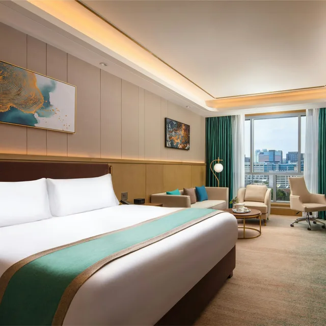 جناح ديلوكس بسرير كينج بغرفة نوم واحدة، Blossom Hotel Houston, Curio Collection by Hilton 3/5