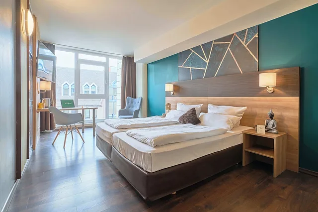 غرفة قياسية بسرير مزدوج، eXo Individual Hotel Mannheim - by SuperFly Hotels 2/10