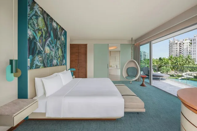 1 Bedroom, Marvelous, Suite, King Bed, Balcony، W Singapore Sentosa Cove 1/7
