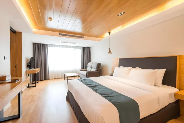 غرفة ديلوكس بسرير مزدوج، Asana Hotel & Residence 1/3